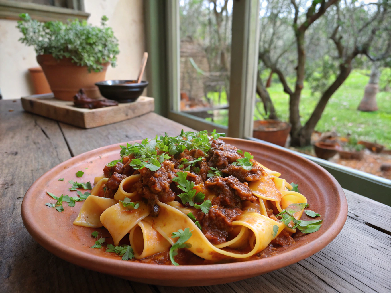 Pappardelle al Cinghiale